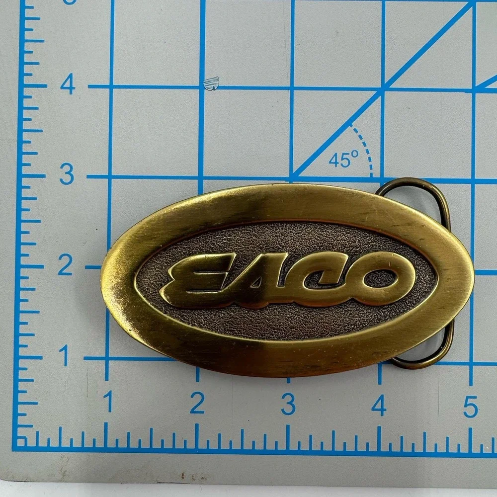 ESCO Company Tonkin INC Mining - Seattle Vintage USA made Belt Buckle‎